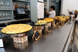 Some of the pixnos at Km.0 in San Sebastian