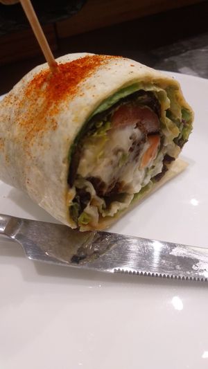 Falafel at Km.0 in San Sebastian