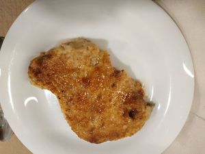 Torrija con pan de maíz en salsa de naranja at Km.0 in San Sebastian