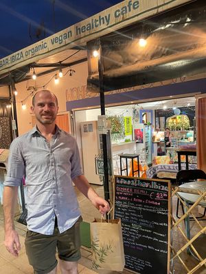 Venue front, with takeaway  at HōnestBar:Ibiza  in Ibiza