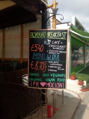 Blackboard 2 at HōnestBar:Ibiza  in Ibiza