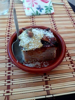 Apple cake at HōnestBar:Ibiza  in Ibiza