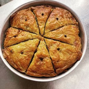 Vegan baklava  at Gran Aladino in Corfu