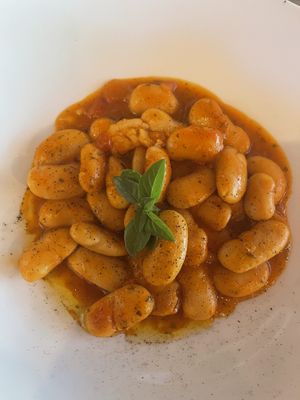 Giant beans yummy and homemade  at Gran Aladino in Corfu