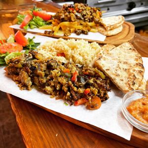 Vegan gyros !!!  at Gran Aladino in Corfu