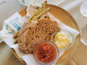 Entree at Gran Aladino in Corfu