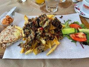 Vegan Gyros  at Gran Aladino in Corfu