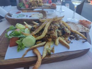 Vegan giros 😋 at Gran Aladino in Corfu