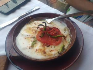 feta vegan al forno at Gran Aladino in Corfu