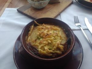 moussaka at Gran Aladino in Corfu