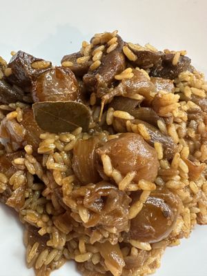 Mushroom stifado   at Gran Aladino in Corfu