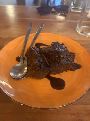 Chocolate cake (for sure it has no calories…. )  at Gran Aladino in Corfu