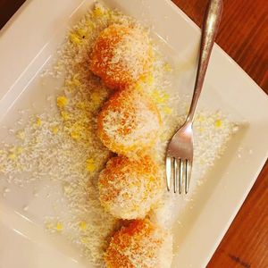 Carrot truffle  at Gran Aladino in Corfu