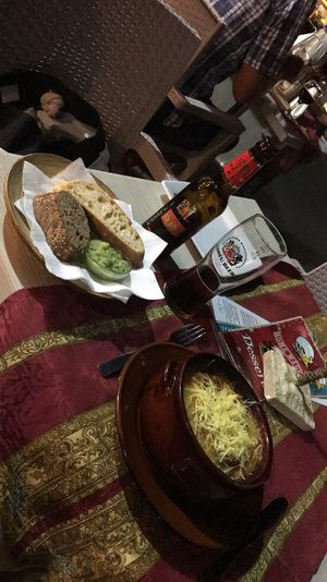 Vegan moussaka  at Gran Aladino in Corfu