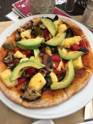 Pizza  at Gran Aladino in Corfu