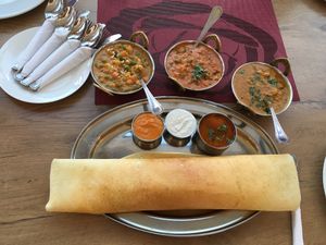 Curries and dosa at Swaruchi in Johannesburg