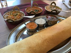 Dosa at Swaruchi in Johannesburg
