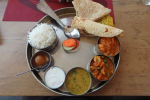 Gujarati Thali at Swaruchi in Johannesburg