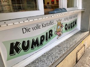 outside at Kumpir Queen in Bamberg