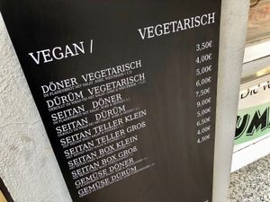 menu at Kumpir Queen in Bamberg