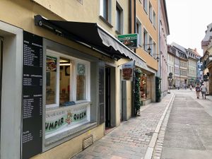 outside at Kumpir Queen in Bamberg