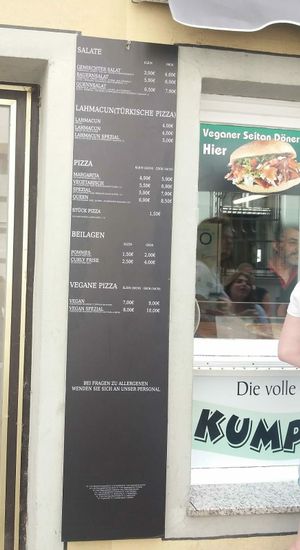 Kumpir queen menu at Kumpir Queen in Bamberg