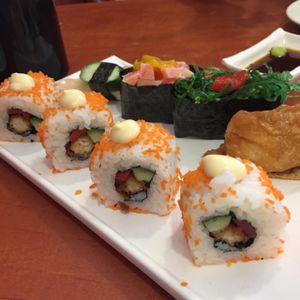 Sushi Platter at Meet At Sakura Veggie in Kowloon