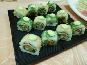 sushi at Meet At Sakura Veggie in Kowloon