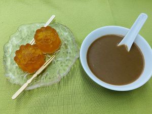 Desserts (Photo by Eva Ho) at Veggie Palace 貴德宮 in Hong Kong Island