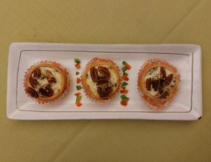 Dragon Fruit Pecan Tart 火龍胡桃撻 at Veggie Palace 貴德宮 in Hong Kong Island