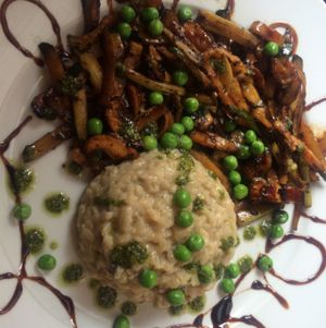 Risotto at Brasserie LoLa in Paris