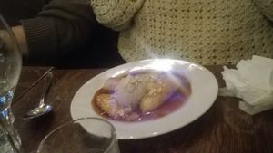 Banane flambée at Brasserie LoLa in Paris