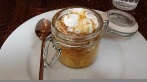 Pineapple Crumble at Brasserie LoLa in Paris