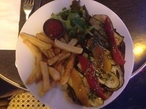 tartine at Brasserie LoLa in Paris