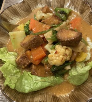 Mushroom and veggie soup    at Thai Vegetarian Food 泰國素食 in Kowloon
