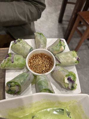 Fresh spring rolls   at Thai Vegetarian Food 泰國素食 in Kowloon