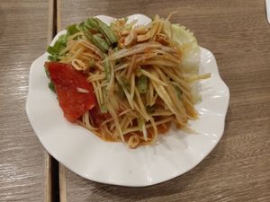 Deep-Fried Papaya Salad. at Thai Vegetarian Food 泰國素食 in Kowloon