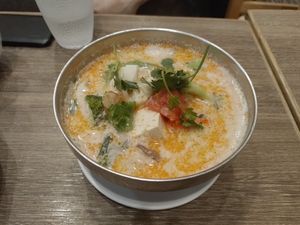 Veggie Chicken Coconut Soup. at Thai Vegetarian Food 泰國素食 in Kowloon