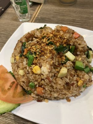 Mushroom crumble rice  at Thai Vegetarian Food 泰國素食 in Kowloon