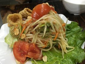 Papaya Salad at Thai Vegetarian Food 泰國素食 in Kowloon
