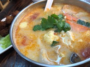 Tom Yum Soup at Thai Vegetarian Food 泰國素食 in Kowloon