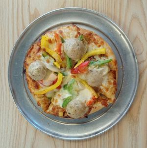 BBQ Veggie Ball Pizza (Mini) BBQ 素丸子 at Pizzaveg - Tuen Mun in New Territories
