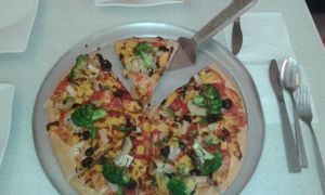 Check the amount of cheese for yourself at Pizzaveg - Tuen Mun in New Territories