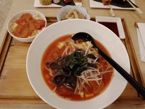 Tomato Soup Ramen. at Isoya Japanese Vegetarian in Hong Kong Island