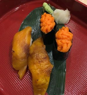 Vegan sushi at Isoya Japanese Vegetarian in Hong Kong Island