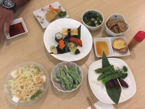 1 regular set lunch and 1 deluxe lunch  at Isoya Japanese Vegetarian in Hong Kong Island
