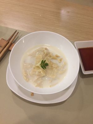 Bean curd soup at Isoya Japanese Vegetarian in Hong Kong Island