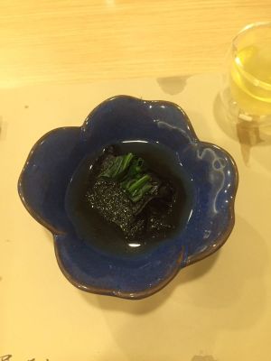 Seaweed soup at Isoya Japanese Vegetarian in Hong Kong Island