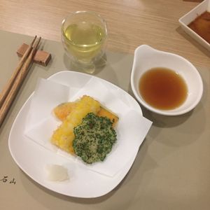 Vegetables tempura at Isoya Japanese Vegetarian in Hong Kong Island