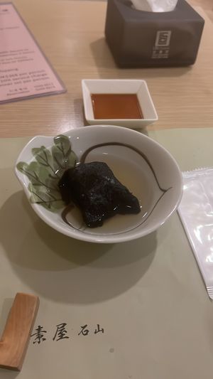 Soup with seaweed pocket  at Isoya Japanese Vegetarian in Hong Kong Island